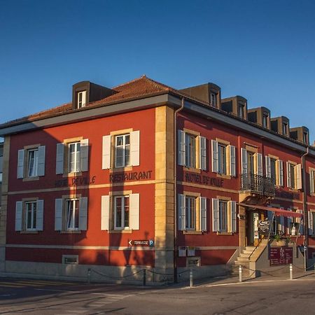 Hotel De Ville D'Yvonand Eksteriør bilde