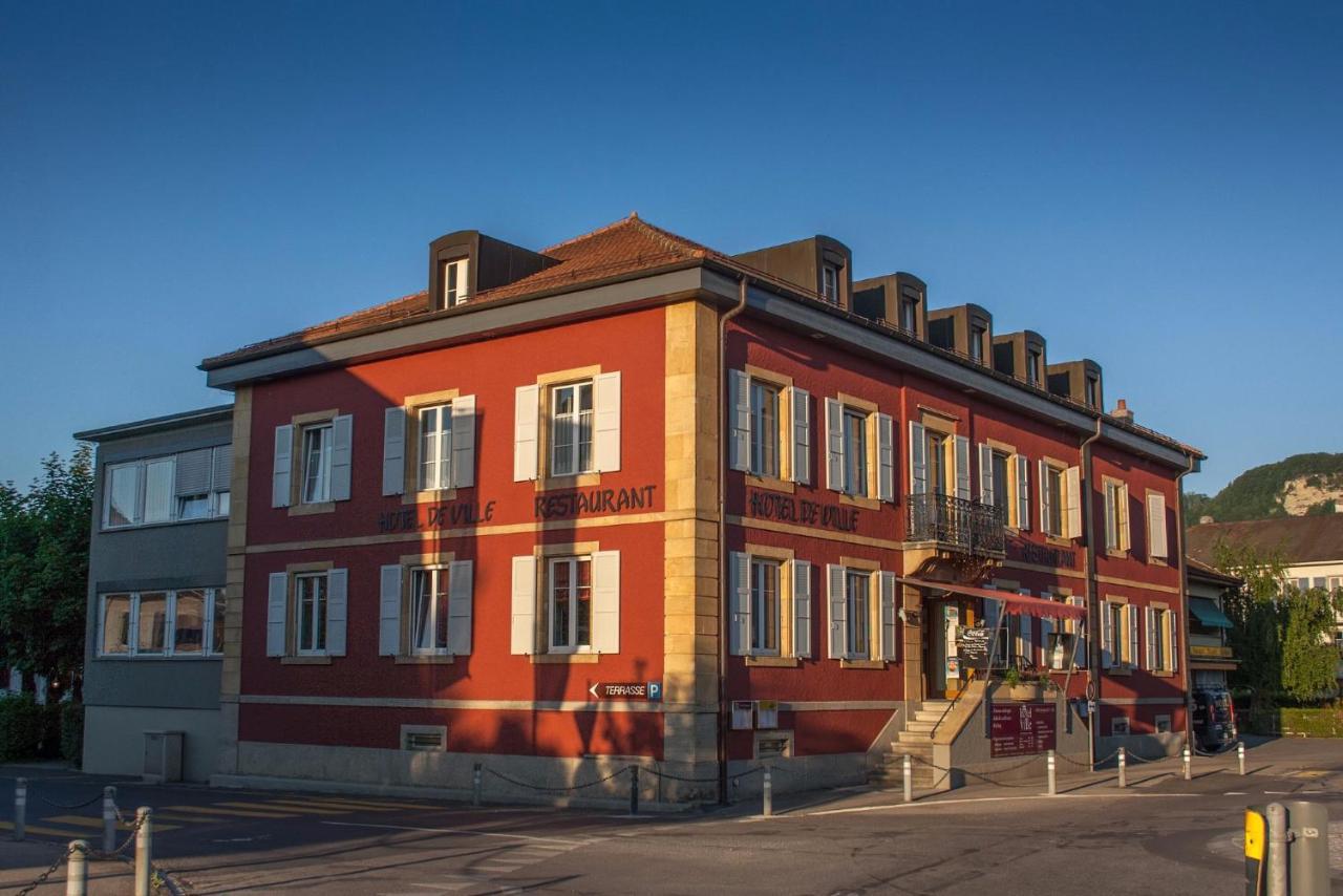 Hotel De Ville D'Yvonand Eksteriør bilde