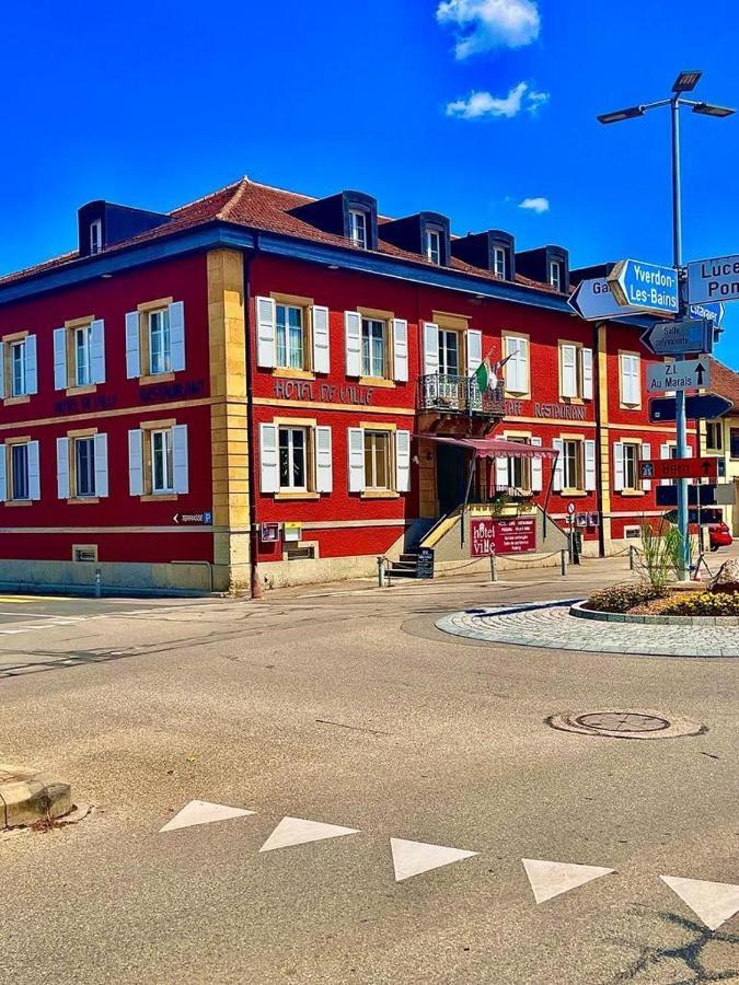 Hotel De Ville D'Yvonand Eksteriør bilde